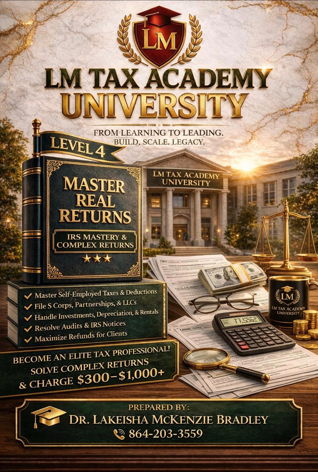 Level 4 LM Tax Academy Workbook — IRS Mastery & Complex Returns